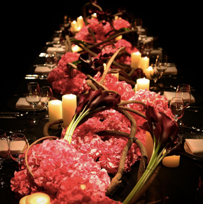 Centerpieces by Jeff Leatham