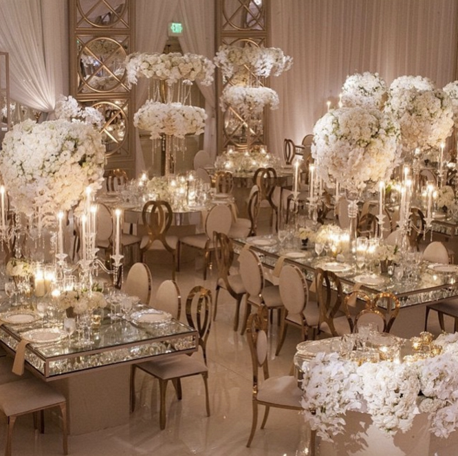 Centerpieces by TicTock Florals