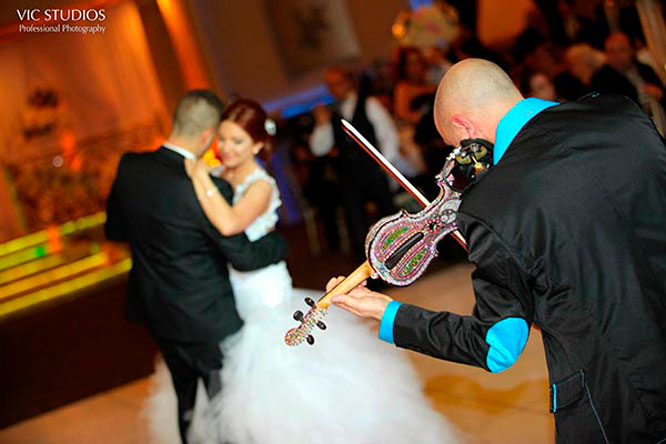 Alen Violinist at Angela and Sevak's wedding