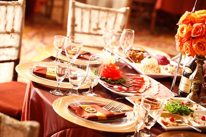 Elegant table setting by Anoush Catering Elegant table setting by Anoush Catering