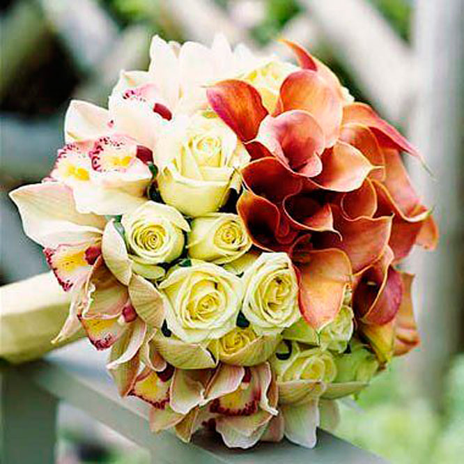 biedermeier bridal bouquet 