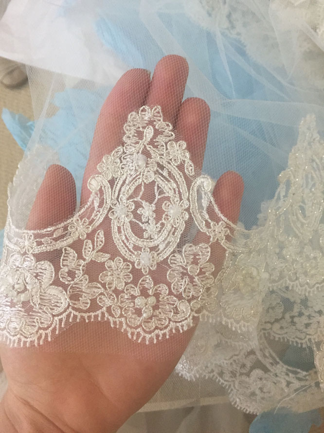 Christine's bridal veil