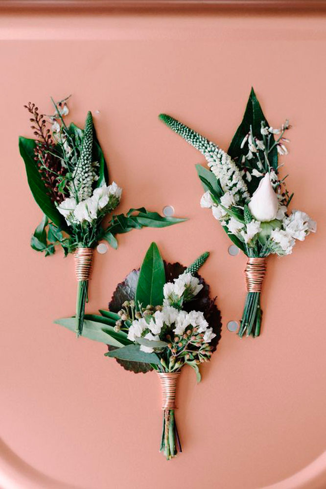 Copper and Rose Gold Wedding