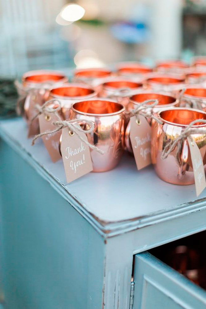 Copper and Rose Gold Wedding