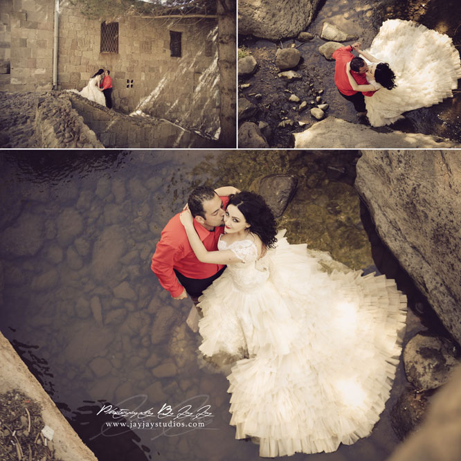 Trash the dress in Armenia