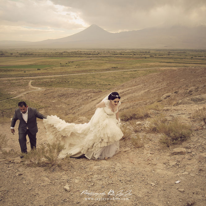 trash the dress in Armenia