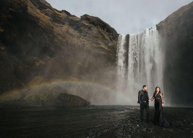 Mikhail and Varti Iceland Photoshoot