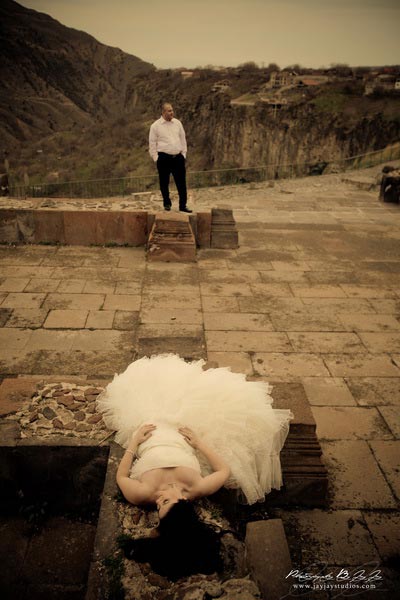 Trash The Wedding Dress Session in Armenia