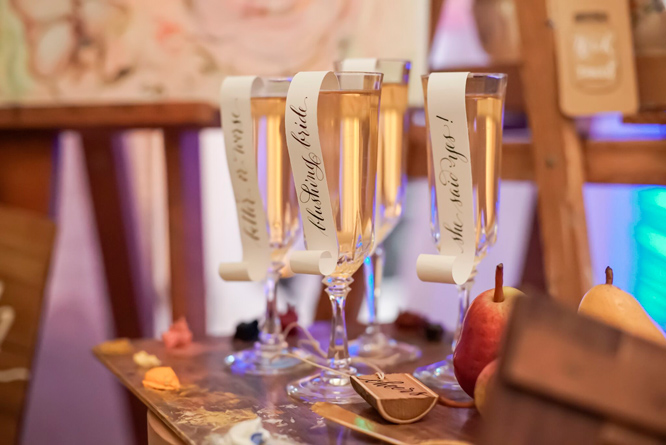 truly.madly.ink. champagne glasses