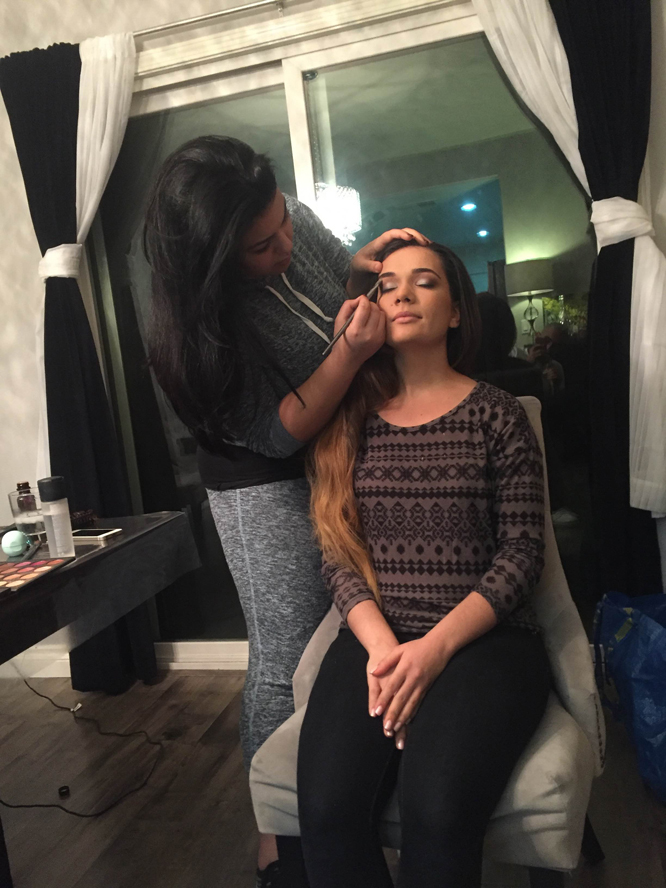 Christine's bridal makeup trial