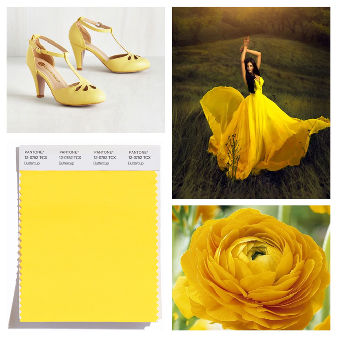 Buttercup color board