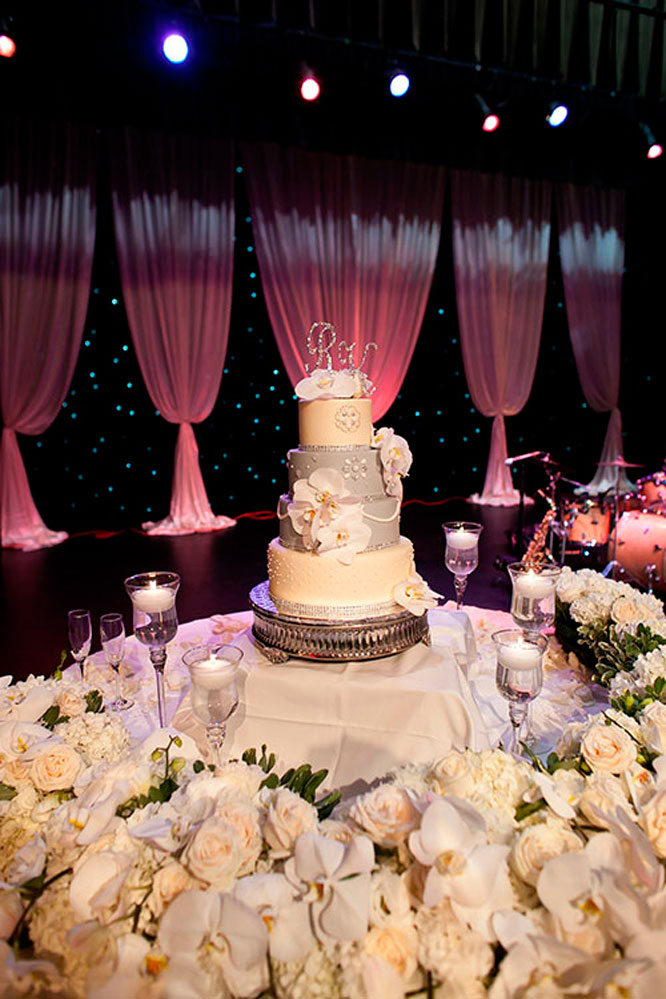 Cake at a wedding by Exclusively at Commerce