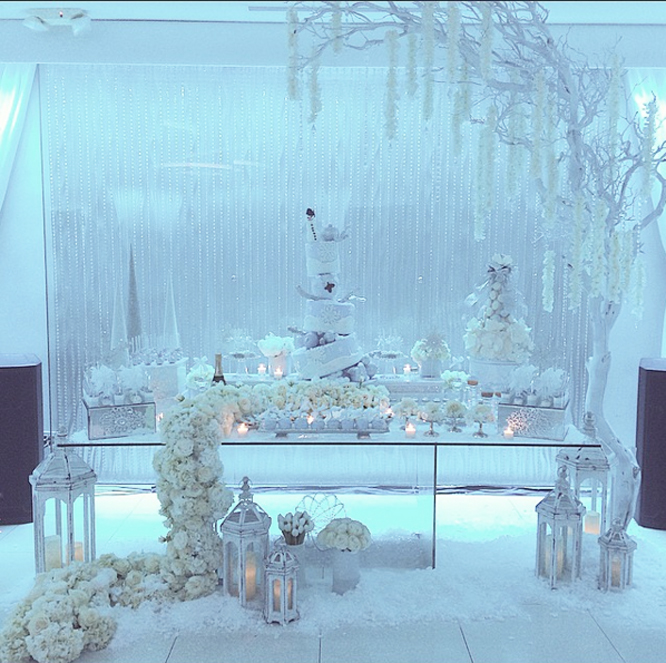 Winter Wedding Setup