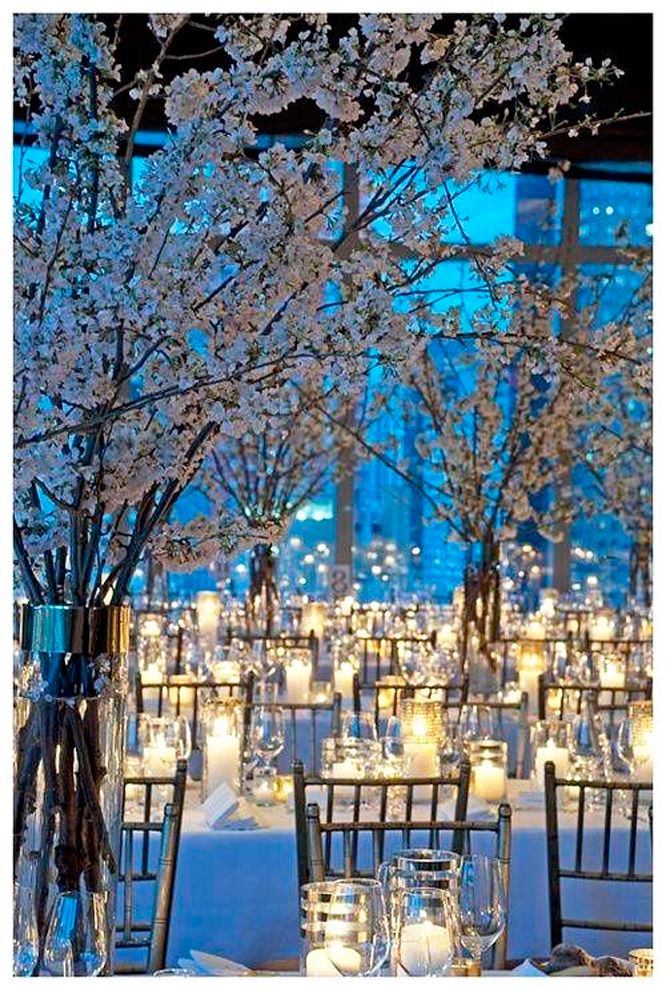 Winter Wedding Centerpieces