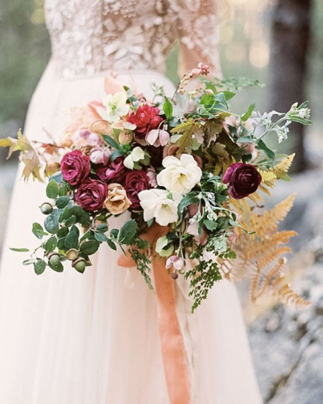Crescent Bridal Bouquet