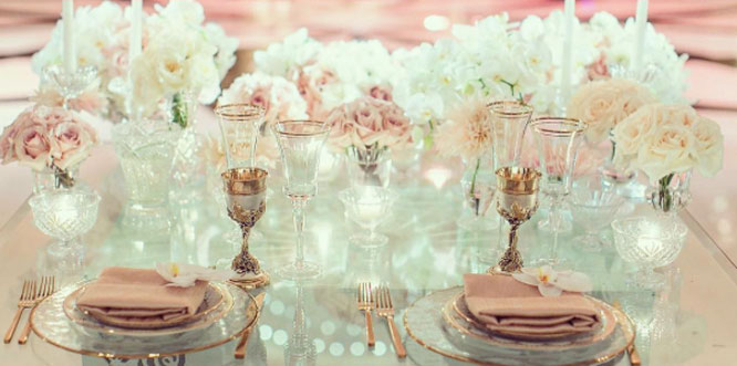 Copper and Rose Gold Wedding