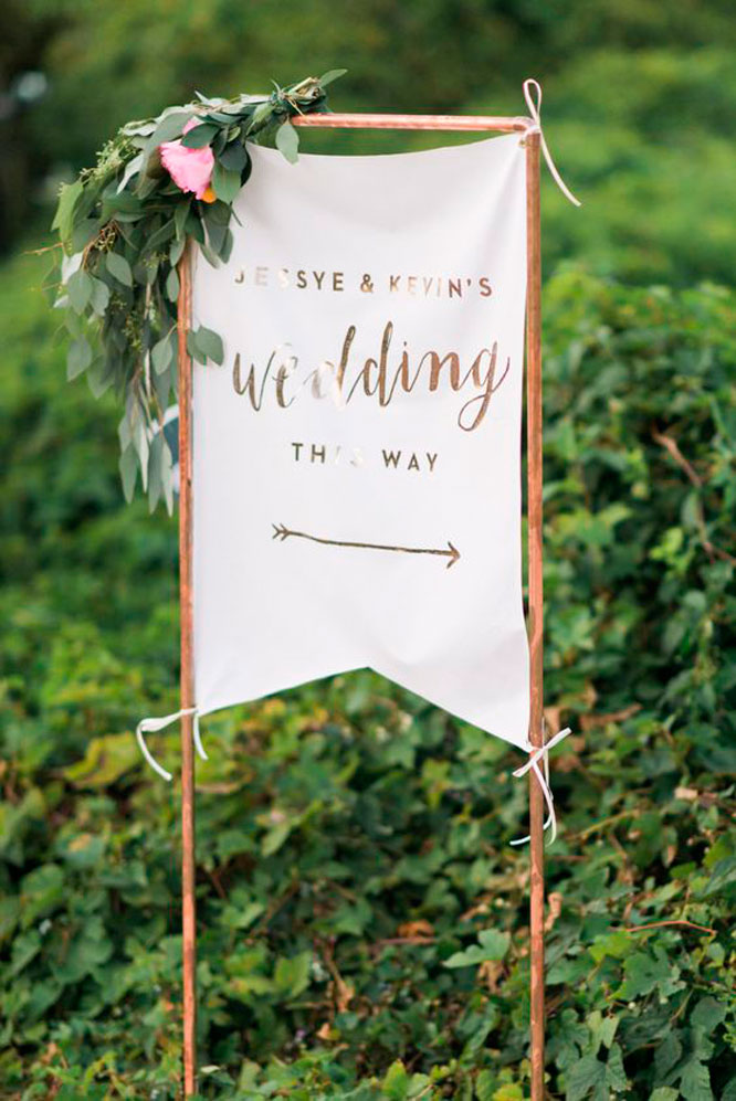Copper and Rose Gold Wedding