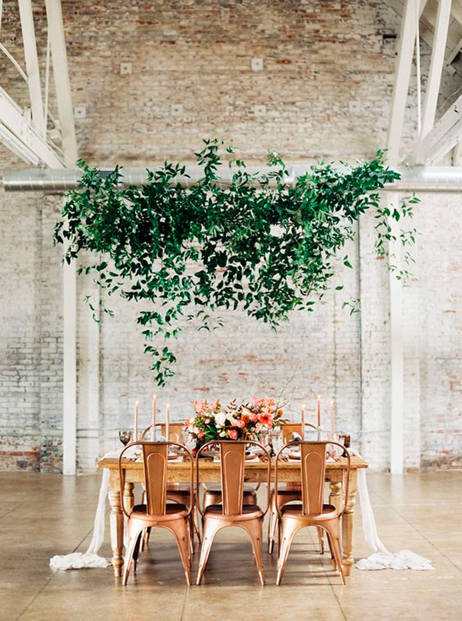 Copper and Rose Gold Wedding