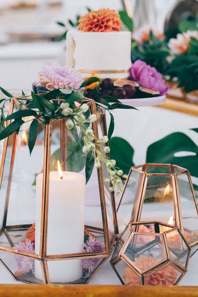 Copper and Rose Gold Wedding