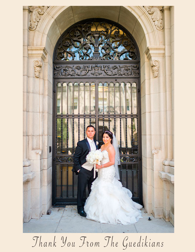 Talar and Serj Thank you cards