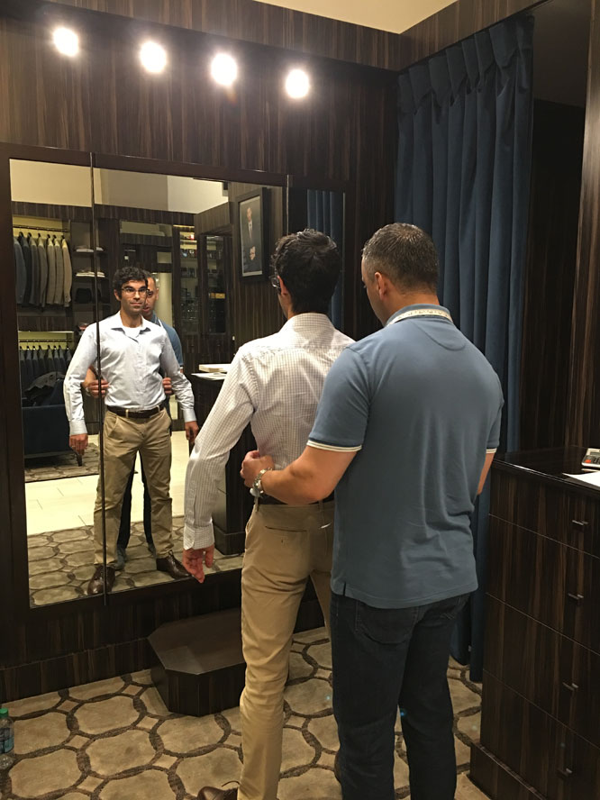 JB Clothiers Shant's First Fitting