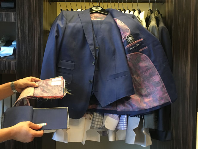 JB Clothiers Suit Fitting Process