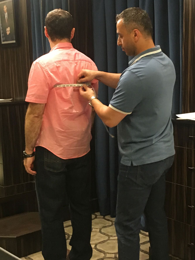 JB Clothiers Garen's First Fitting