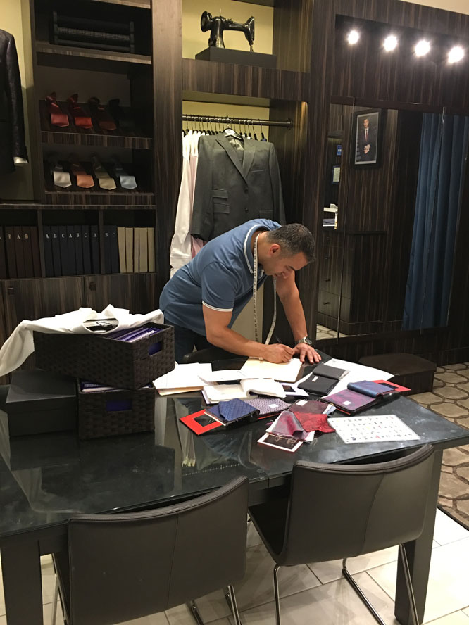 JB Clothiers Shant's First Fitting