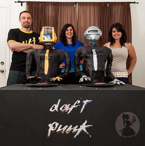 Daft Punk Tribute Cake