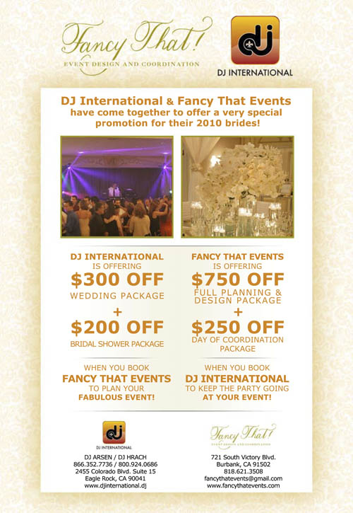 DJ International & Fancy That! Events Promo