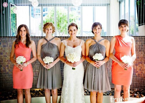 Mismatched Bridesmaids Dresses