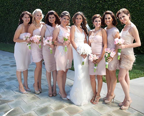 Mismatched Bridesmaids Dresses